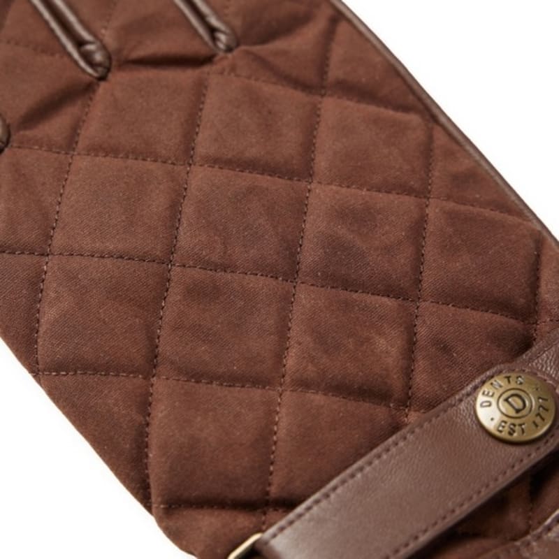 DENTS Bruton Touchscreen Men's Leather Gloves - Brown