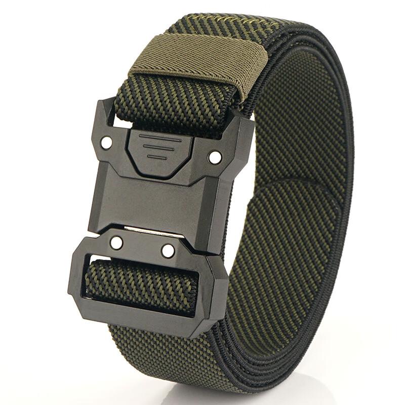 UOSU Men's Tactical Quick-Release Elastic Woven Belt