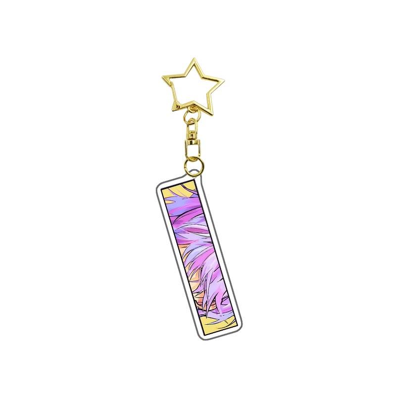 Demon Hunters Huntrix Kpop Saja Boys Acrylic Keychains Jewelry Rumi Zoey Jinu Mira Acrylic Pendant Keyring Decoration Fans Gifts