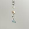 Stylish Shells And Pearls Pendant Keychain Ocean Pentagram Phone Strap Charm Cute Beaded Cell Phone Strap Bag Keychain