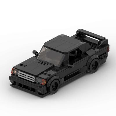 Building Blocks Mercedesed-Benzed Speed Techniced 190E EVO II Small Particle Assembly Mini Car Vehicle Model Toy Gift Educational DIY Puzzle STEM