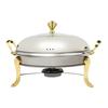 2.5l Circular  Pot Stainless Steel 24cm  Pot Buffet Heater