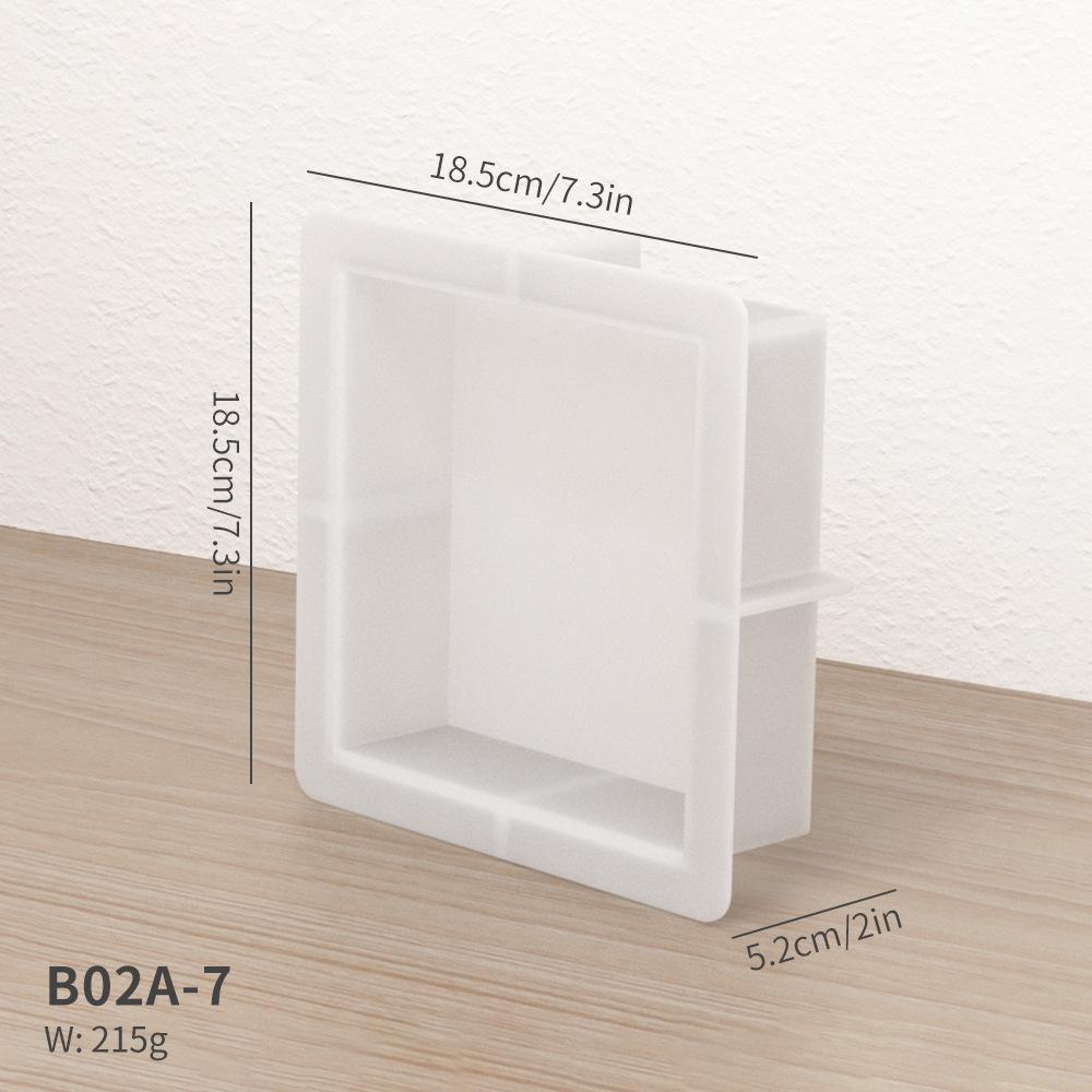 Stampo in Silicone Cristallo Geometrico Fai da Te per Ornamenti Cubici e Campioni da Libro