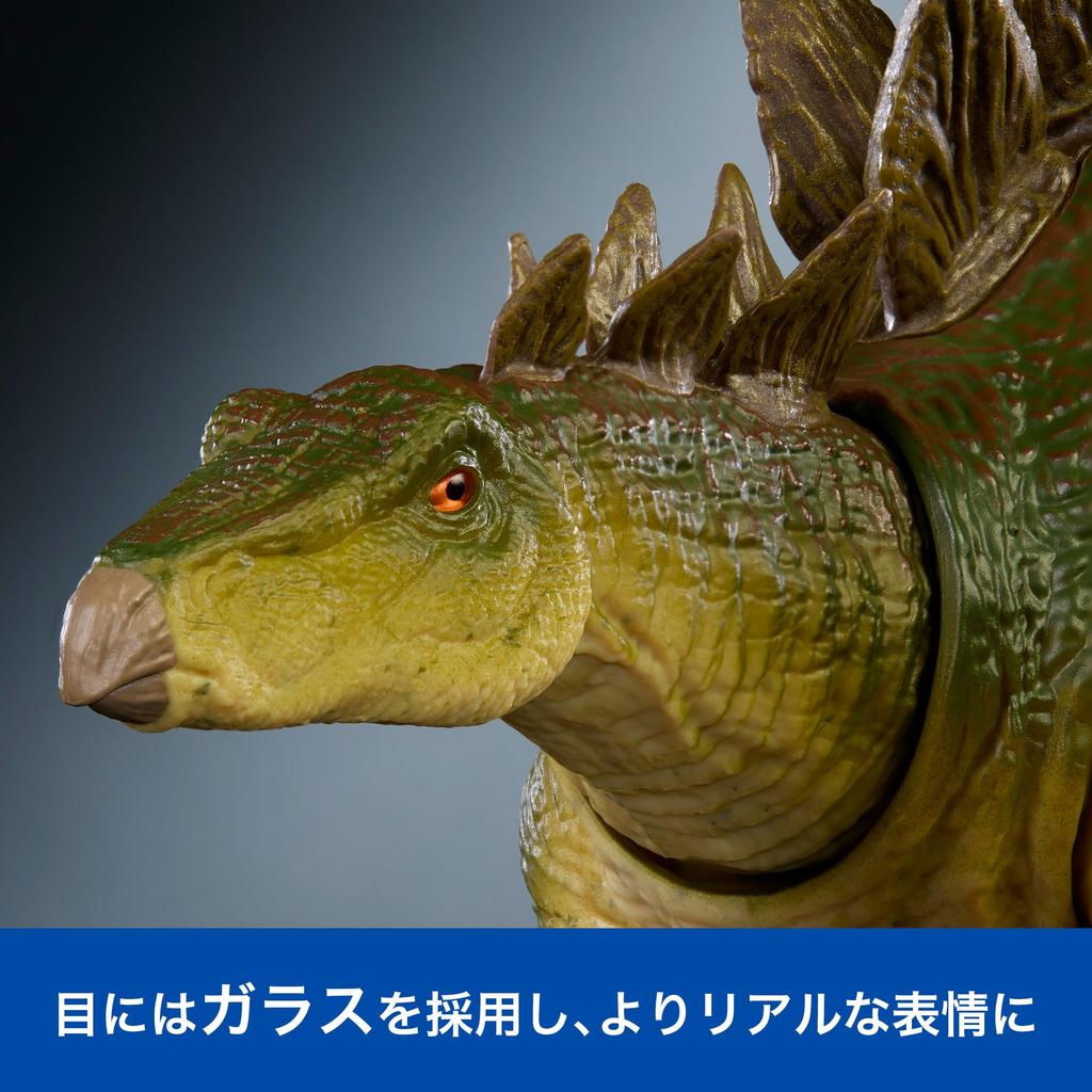 Mattel Jurassic World Hammond Collection Stegosaurus Figure for Kids, Large, Moving Dinosaur Toy, Approximately 17.5 Inches Long, Ages 8 and Up,