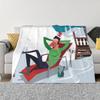 Morzine Ski Poster Custom Home Decor An Ultra-Soft Micro Fleece Blanket