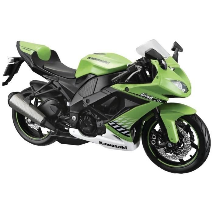 Modèle réduit de moto - MAISTO - Kawasaki ZX-10R '10 - Vert - Intérieur