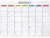 A3 Erasable Magnetic Planner: Monthly, Weekly & Daily Calendar Whiteboard