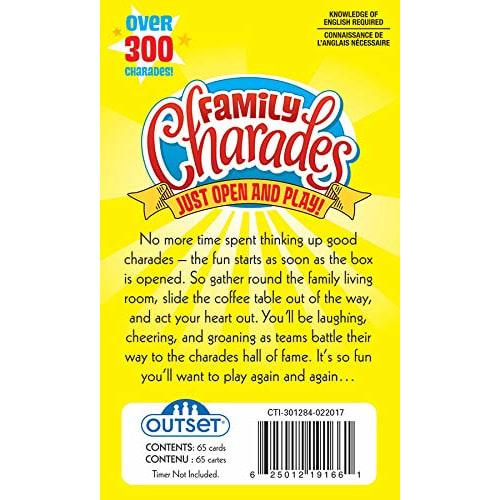 Outset Media Family Charades Card Game OM19166