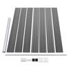 Fence Panel Set WPC 699x146 Cm Grey