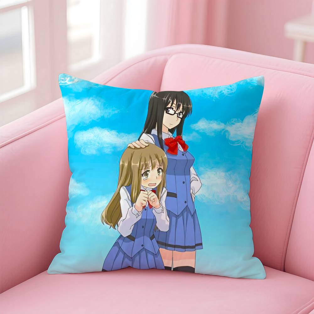 

Аниме w-Шепчущие w-Слова Наволочка с принтом наволочка гостиная диван чехол для подушки декор комнаты спальни 16x16Inch