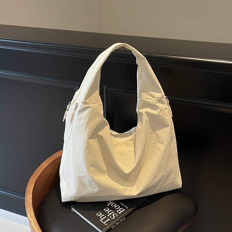 Fashion Casual Canvas Tote Bag Women's Tide Versatile Large Capacity Underarm Bag Commuter Shoulder Bag