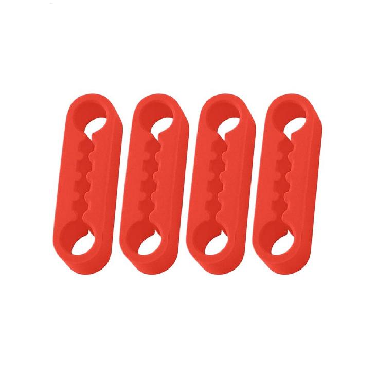 Silicone Car Door Lock Cover Pad Universal Anti Vibration Shock Absorber Soundproof Damper For Auto Door Latch Anti Scratch Gas Tank Doors 4