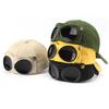New Aviator Hat Summer Personality Glasses Baseball Cap Female Unisex Sunglasses Male Cap Baseballcap