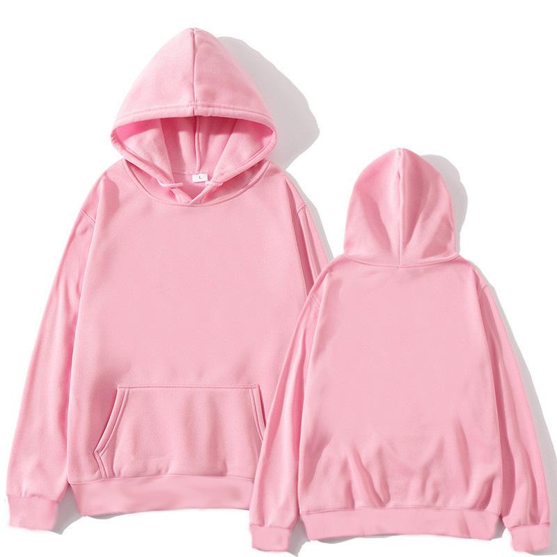 American trendy brand star print men's and women's hooded sweater oversize couple's top, with hat rope
