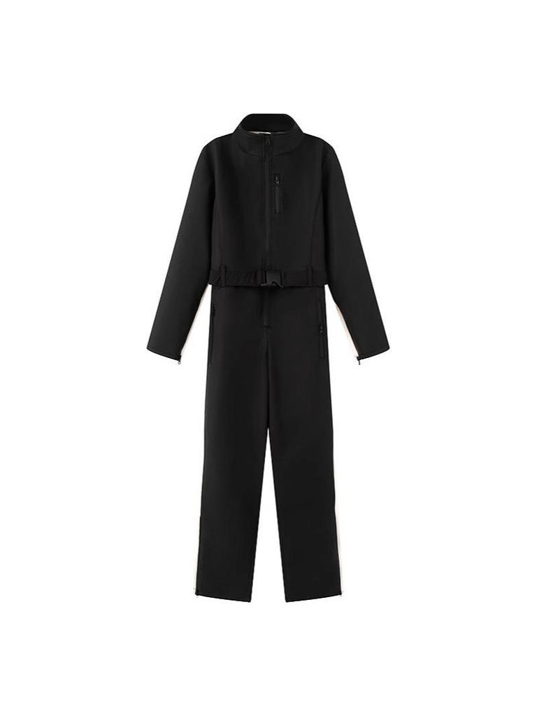 2025 Spring Collection: Women's European & American Style Waterproof Ski Jumpsuit - Warm and Fashionable