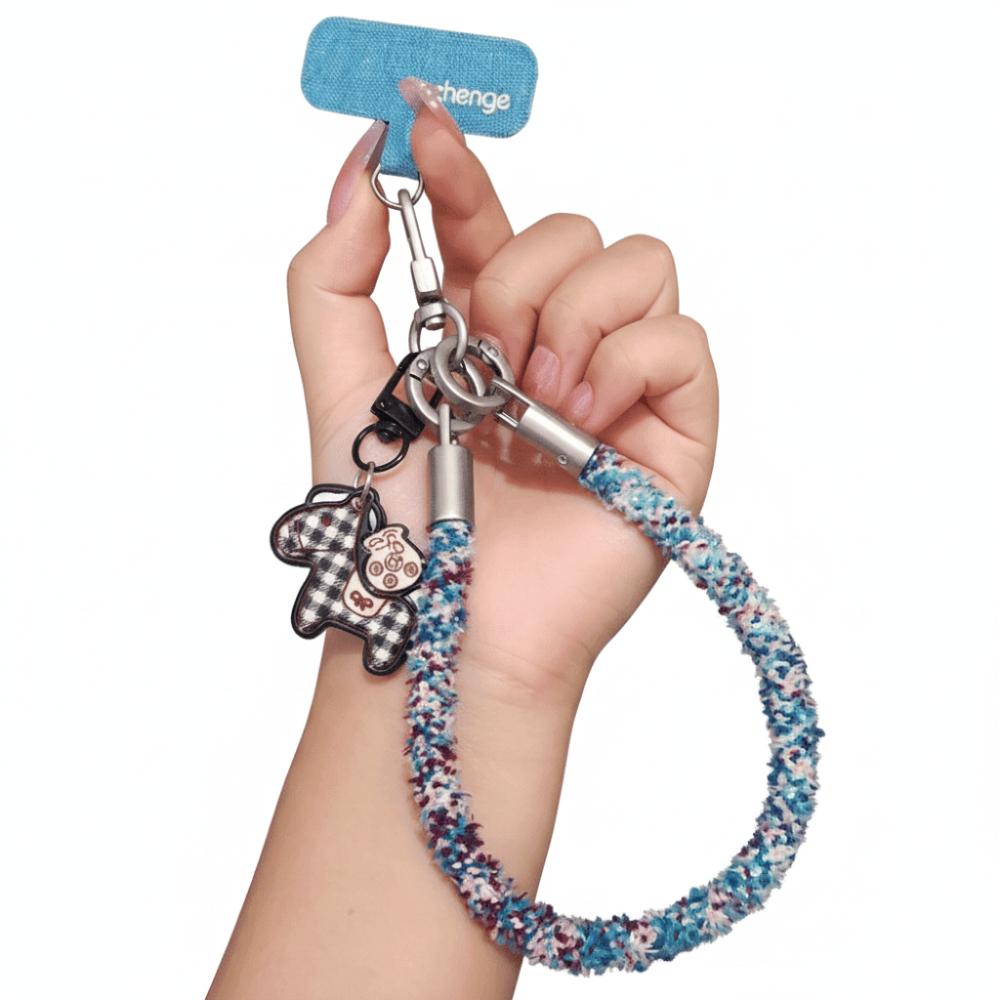 Detachable Mobile Phone Lanyard Horse Keychain Mobile Phone Charm  Hanging Ornaments style 4