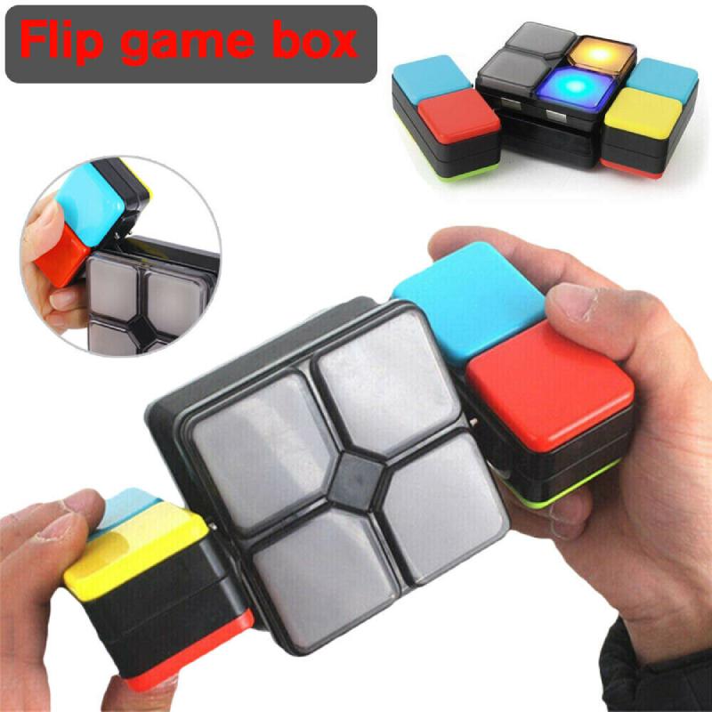 Led Music Magic Cube Puzzle Flip Slide Multiplayer Electronic Game Kid Gift Toys