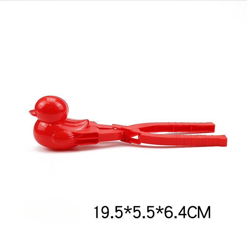 Snowball Clamp Duck Snowflake Grenade Shape Snowball Making Tongs Winter Outdoor Snow Play Sports Toys Snowball Throwing Tool