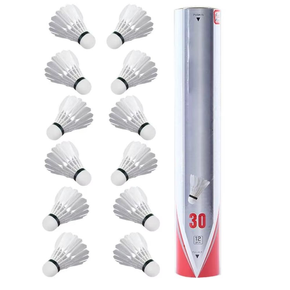 

12pcs Practice Ball Durable Shuttlecock High Speed Shuttlecock Training Ball Office Workers 12pcs