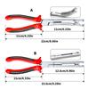 9Inch Glow Plug Removal Tool Straight / Angled Jaw Pliers Glow Plug Connector Puller Pliers for Car Engine Repair Tool