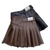 Girls' Pleated School Skirt - Autumn Collection, Versatile & Stylish.