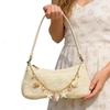 Yogodlns Summer Straw Handbag Purse Chic Weaving Shoulder Bags with Seashell Embellishments Tote Bag for Women Vacation