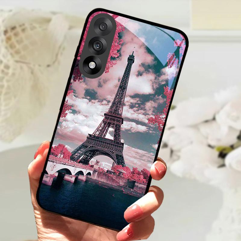 För OnePlus Nord 5 5G Stötsäker Mobilskal Härdat Glas Baksida För OnePlus Nord5 Capa Bumper Fundas Skyddande Skal