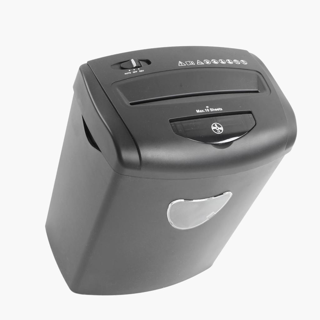 Paper Shredder with 21L Trash Can Automatic Silent 10 Sheet Cross Cut Shredder Heavy Duty for Credit Card CD Card