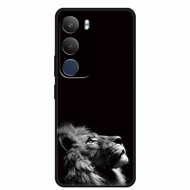 For Vivo Y19s 4G Case Y 19s 6.68" Soft Silicone TPU Phone Case for Vivo Y19s Pro 4G Cartoon Animal Shockproof Cover Y19 s Pro 4G