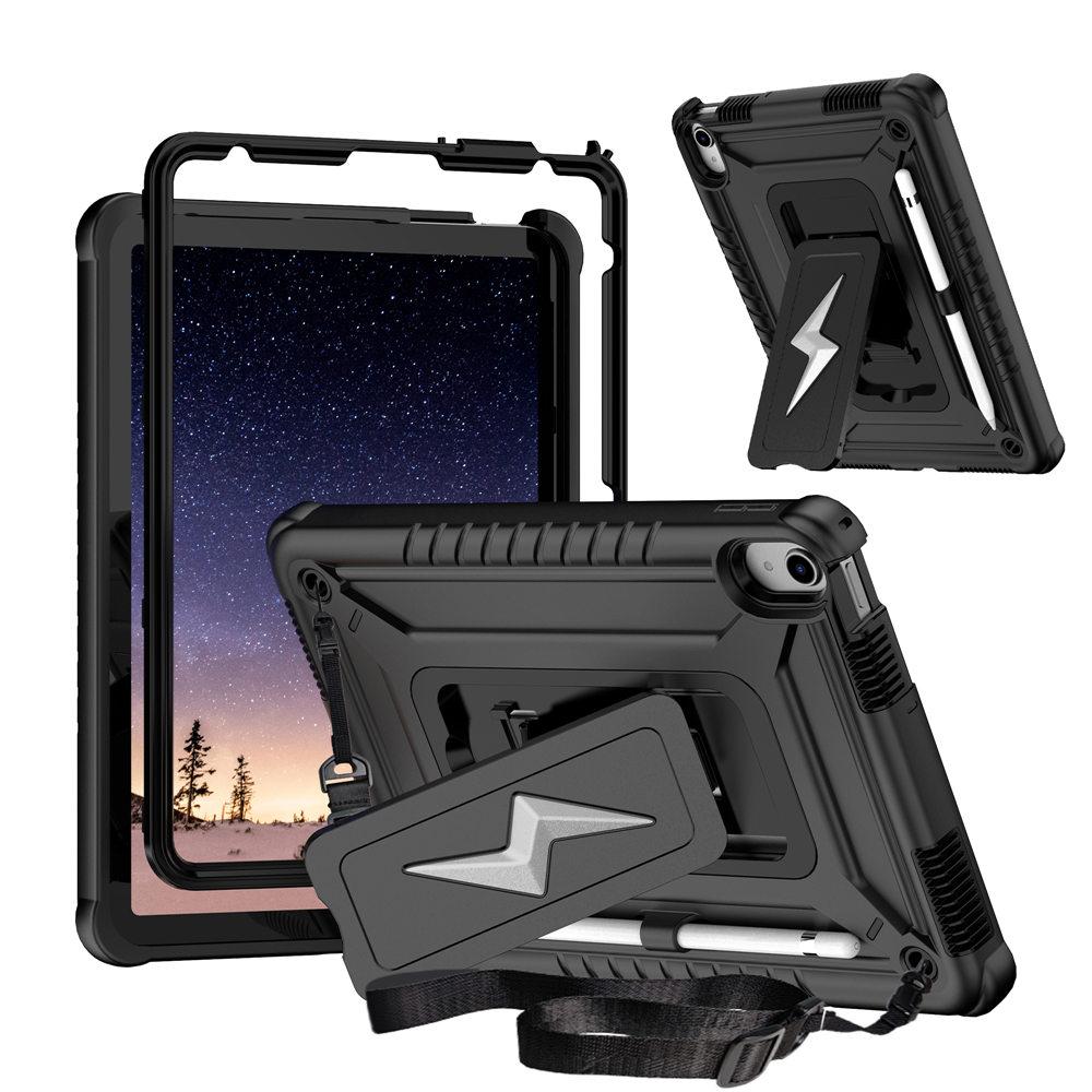

For iPad A16 11th Case 2025 Armor Kickstand Case For iPad 10th 10.9 2025 Heavy Duty Rugged Tablet Cover With Strap iPad 10th 10.9 2022