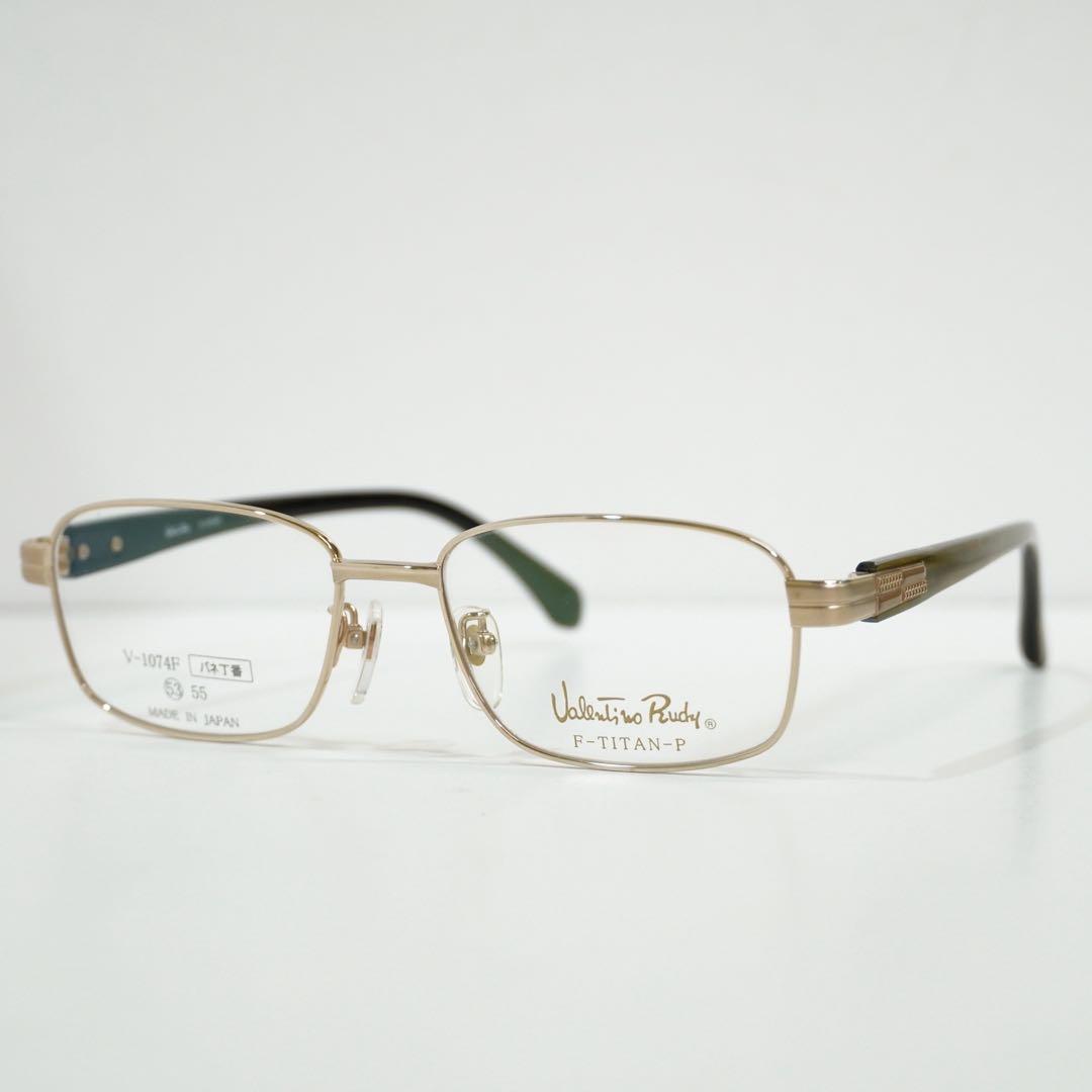 Used New, unused, Japanese-made Valentinorudi glasses, interchangeable lenses, spring hinges