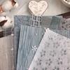 10Pcs/Set Handbook Papers Fadeless Anti-Break Cuttable Folding Easy to Paste Marbling Pattern A5 Handbook Collage Papers for School