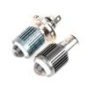 H4 Led Moto H6 Ba20D Led Motosiklet Far Ampulleri Csp Lens Beyaz Sis Farları