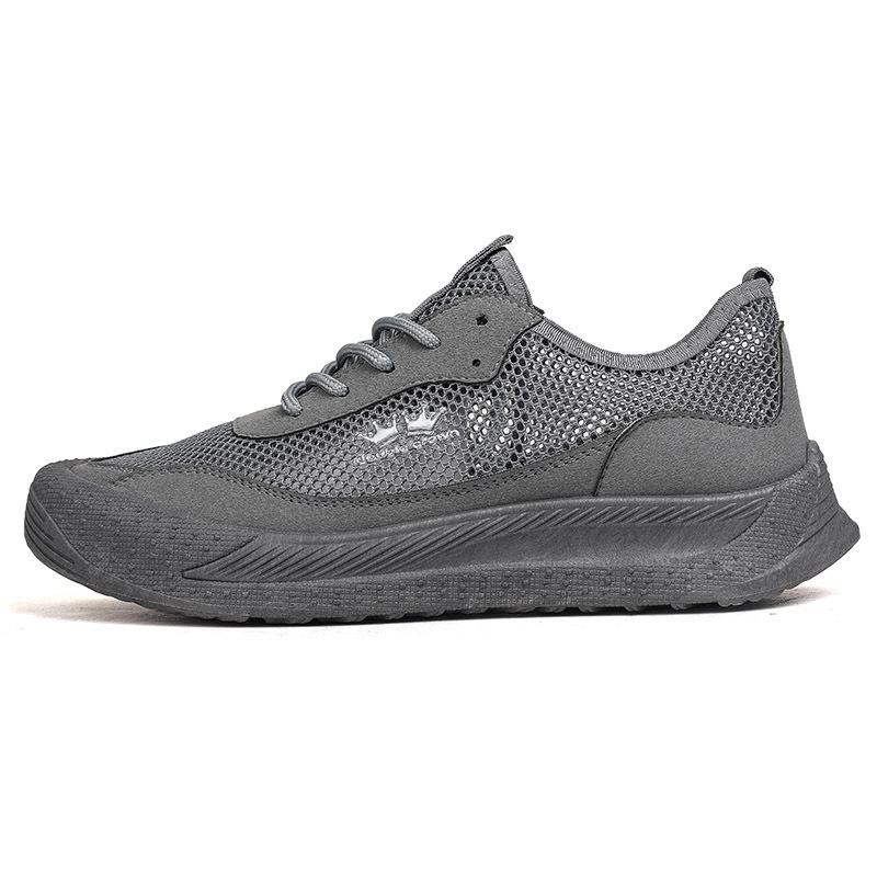 

Mesh casual shoes men s 2025 new Korean version of trend board shoes breathable outdoor platform sports shoes men 39