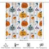 Halloween-Themed Shower Curtains With Pumpkin Ghosts For Home Decor In Bathroom Accessories