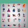 100pcs Usa America Flag Trump Stickers Laptop Bike Cars Waterproof Skateboard