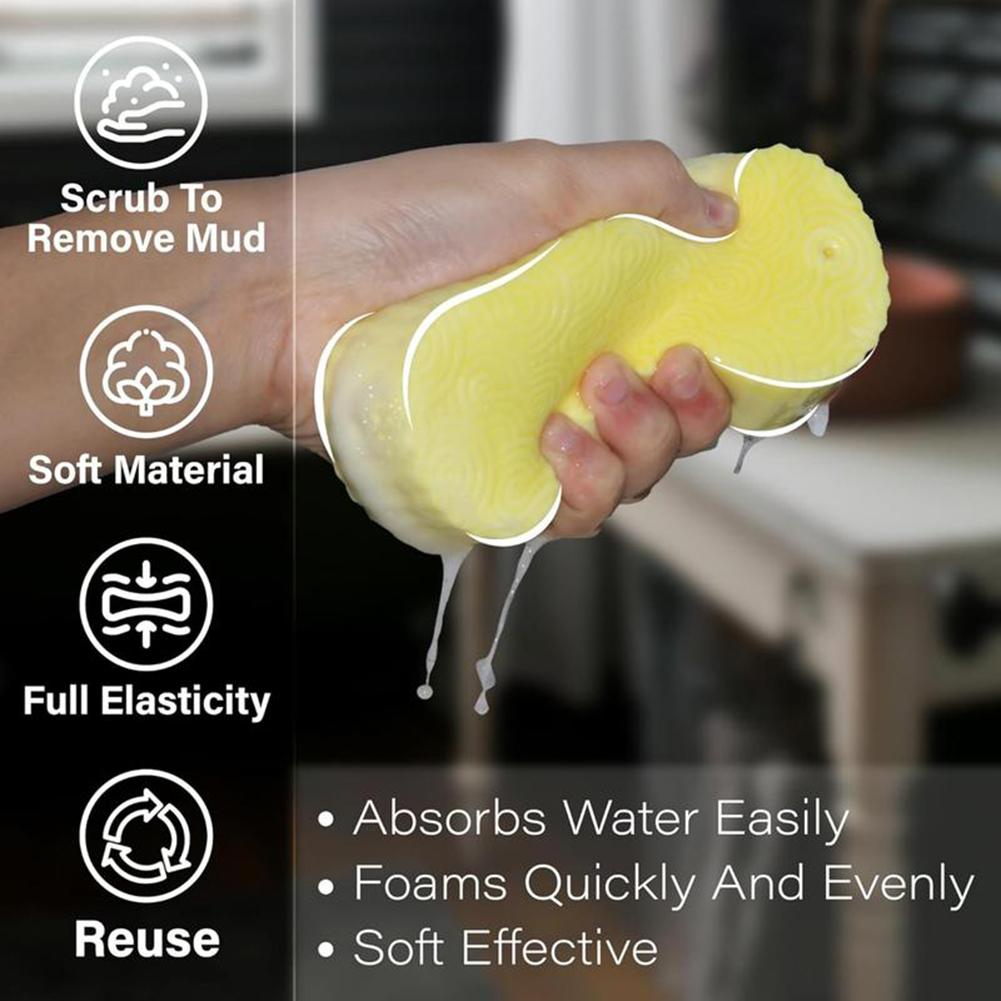 Exfoliating Sponge For Spa At Home Multipurpose Body Massage Cleaning Brush For Women Men