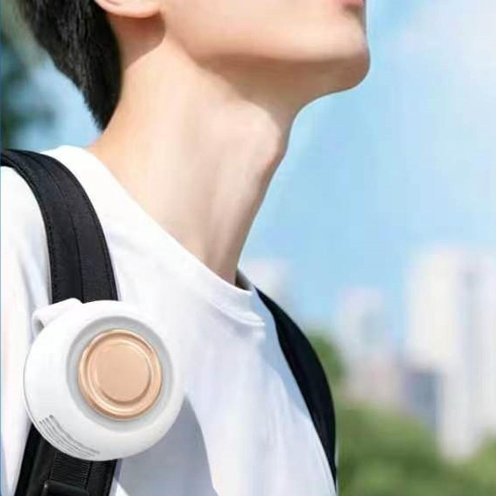 New Mini Portable Clip Fan Handheld Fan Waist Hanging Leafless Fan Small Whirlwind Fan For Daily Outdoor Travel Camping