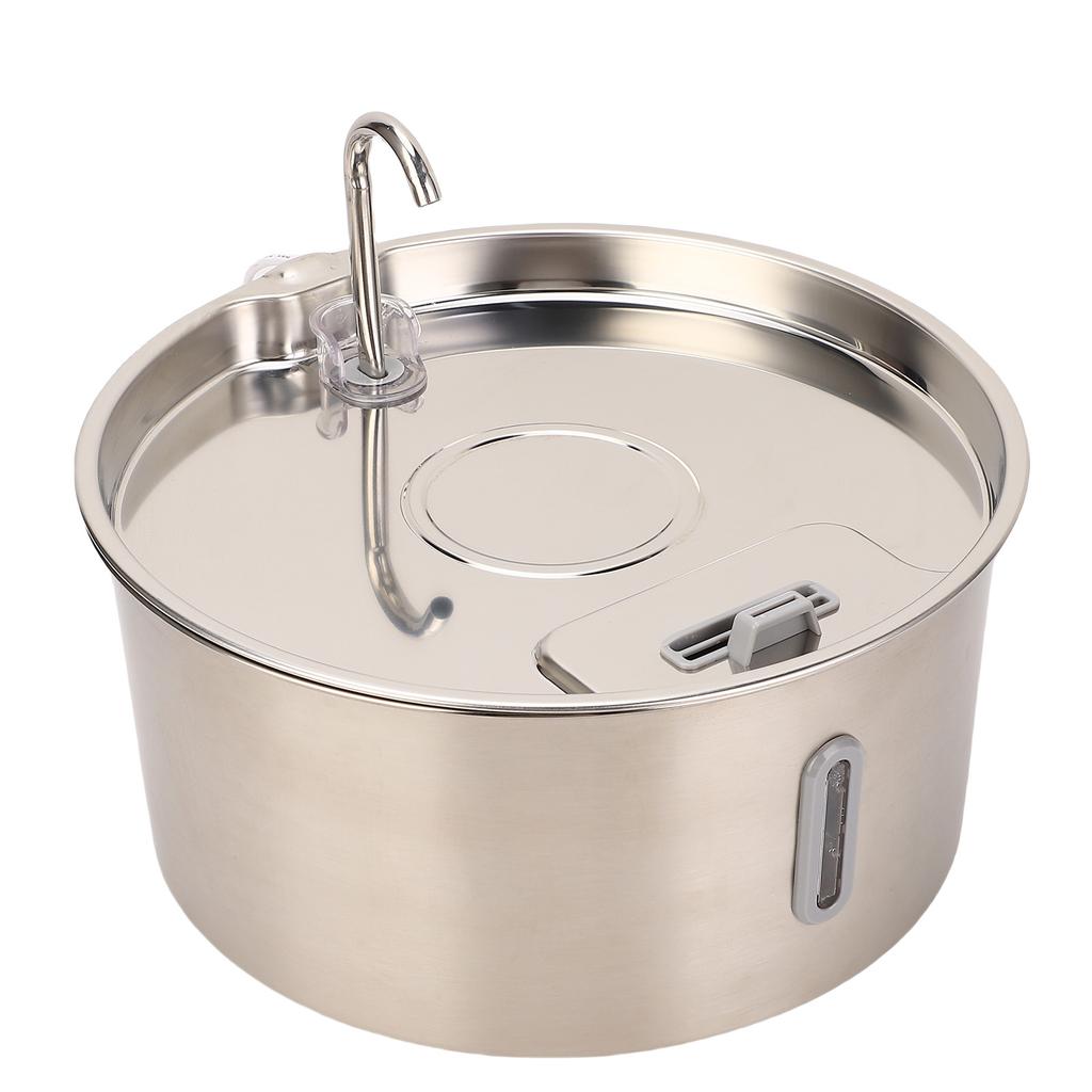 Hundebrunnen für große Hunde 7L Edelstahl Haustier Wassernapf Spender mit Wasserstandsanzeige Leise Wasserpumpe