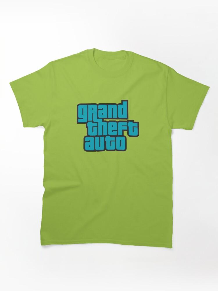 Grand Theft Auto GTA Grand Theft Auto Logo Cool Blue Classic T-Shirt
