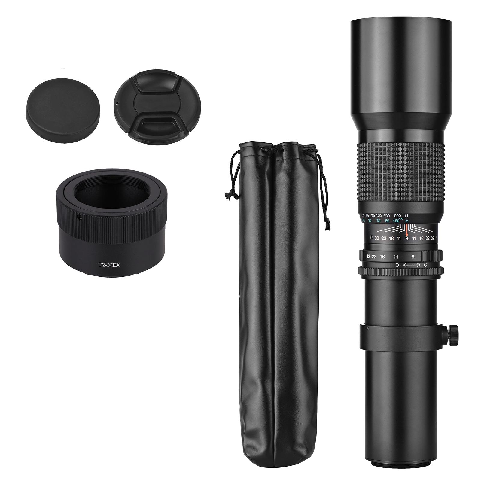 500 мм супертелеобъектив с ручным зумом F8.0-F32 диафрагмой и адаптерным кольцом — фото 7