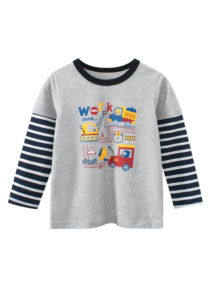 

27kids Spring 2026 Kids Long Sleeve Two-in-One Base Layer T-shirt 110cm