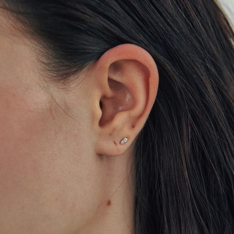 Verte [10k Gold] Deux.k.44 / Brill Dew Piercing