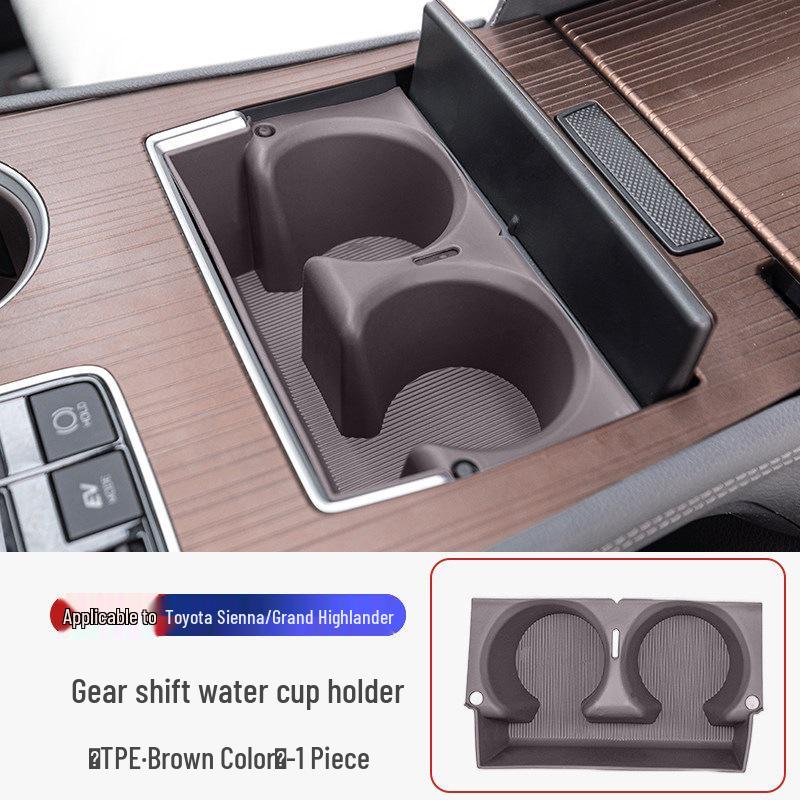 Silicone Cup Holder Mat Set for Toyota Sienna