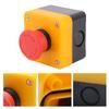 Emergency Stop Push Button Switch Station 1NO 1NC 10A Red Sign Mushroom Head with Box