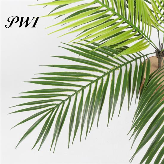 1 bouquet di plastica artificiale, ferro, foglia, pianta verde, parete, casa, ufficio, negozio, arredamento