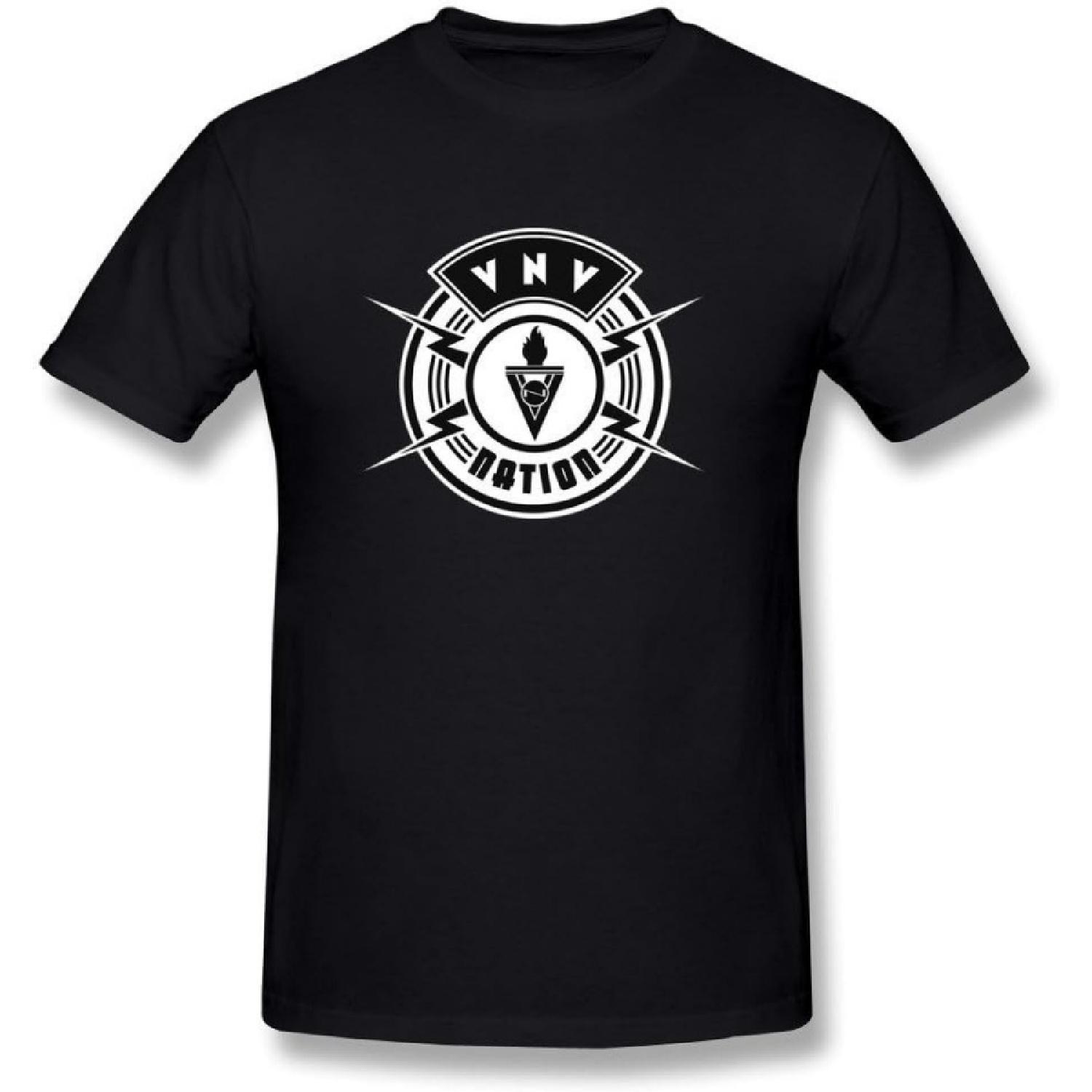Мужская футболка FENGTING с логотипом группы VNV Nation, размер L, черная XXXXXL разноцветный