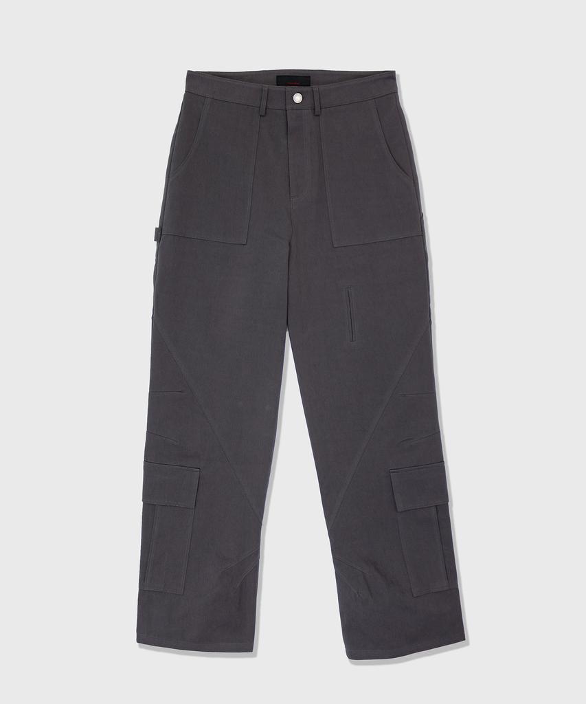 Aenitaimlolig Lavender Work Pants - Charcoal