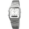 [Casio] CASIO Analog and Digital Quartz Men's Watch AQ-230A-7B Silver Overseas Model [Parallel Im...