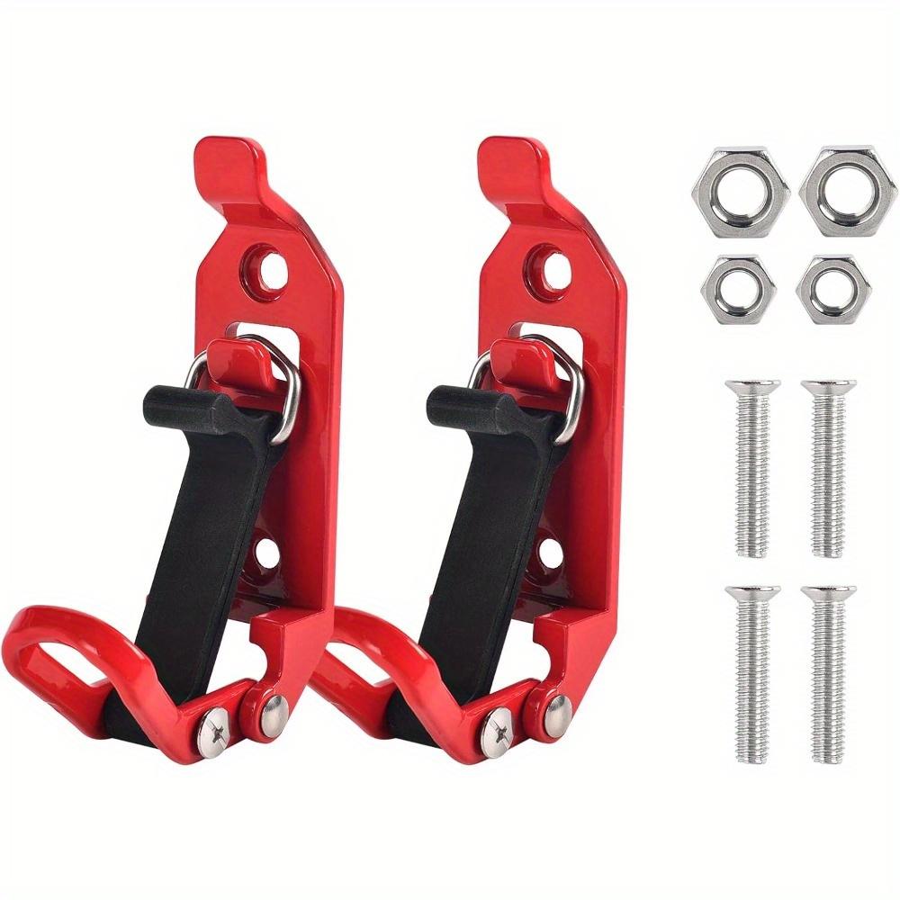 2 Packs Shovel Mount for Roof Rack Heavy Duty Metal Rubber Clamps Shovel Holder Wall Mounting Brackets Quick Release Axe Holder